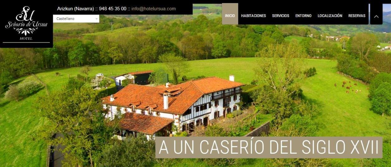 Hotel Senorio De Ursua Arizcun Exteriör bild